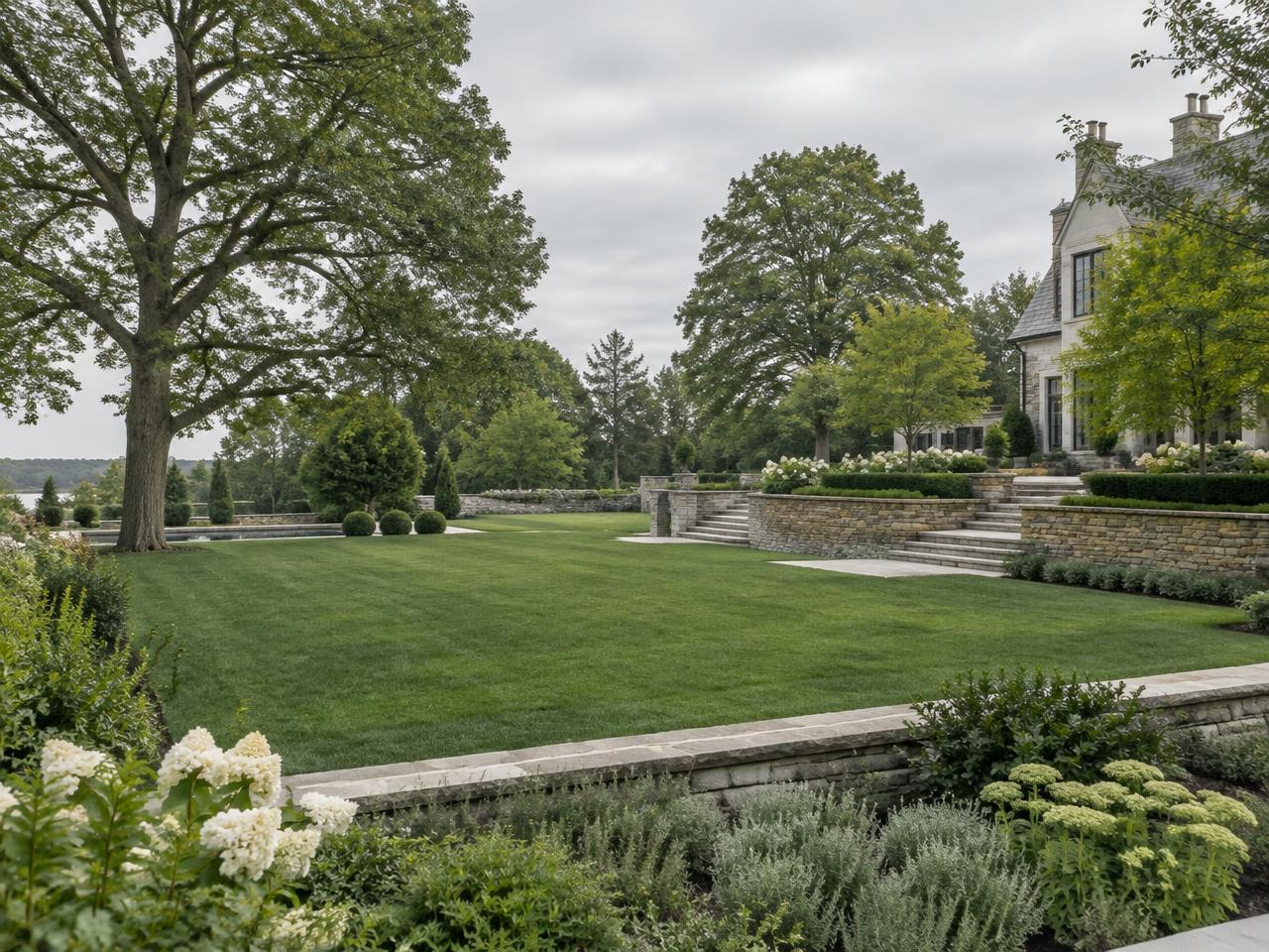 North Ridge Estate completed landscaping project